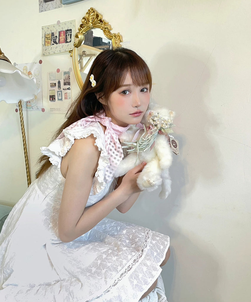 Soft Angel Cotton Mini Dress - Premium Dresses from 12 Studio - Just $39.90! Shop now at Peiliee Shop