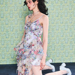Get trendy with [Unosa] The Blossom Garden Bodycon Mini Dress - Dresses available at Peiliee Shop. Grab yours for $75 today!