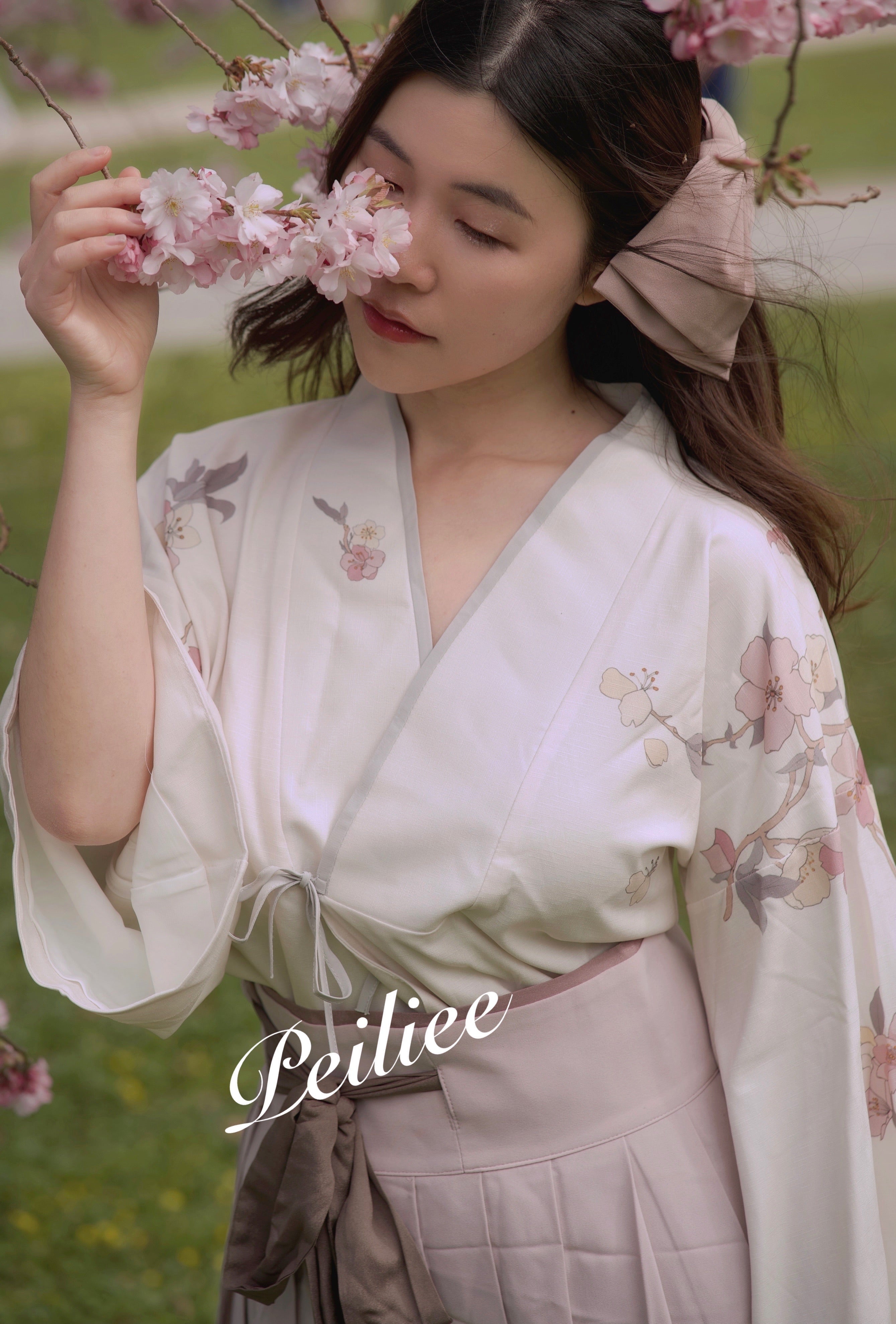 Get trendy with [SALE] Sakura Season Chinese HanFu Style Dress Set -  available at Peiliee Shop. Grab yours for $35 today!