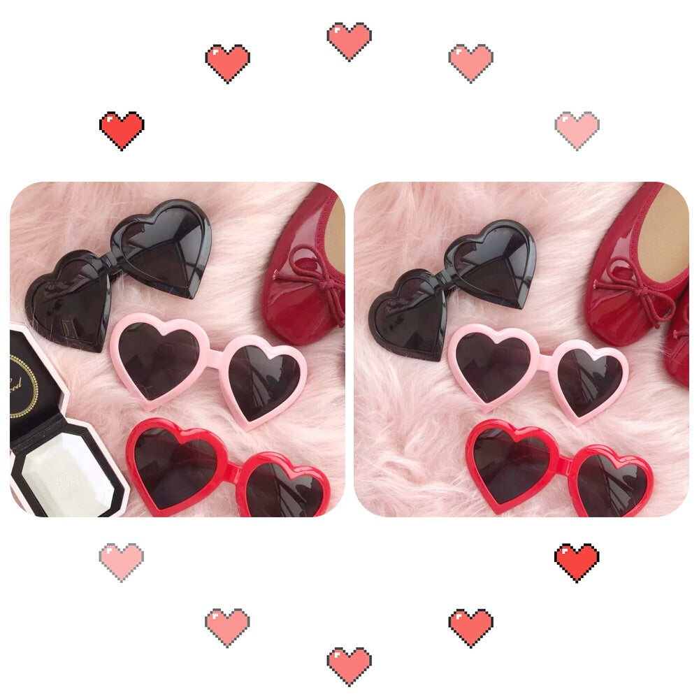 My Little Fairy Heart Sunglasses - Premium  from Peiliee Shop - Just $9.90! Shop now at Peiliee Shop