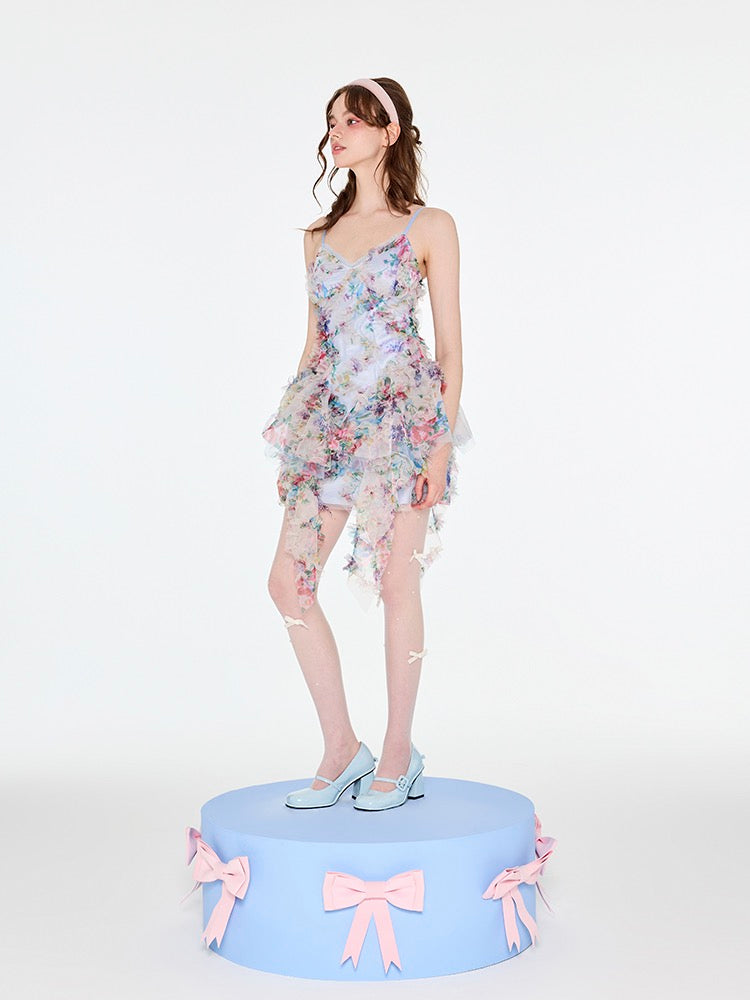 Get trendy with [Unosa] The Blossom Garden Bodycon Mini Dress - Dresses available at Peiliee Shop. Grab yours for $75 today!
