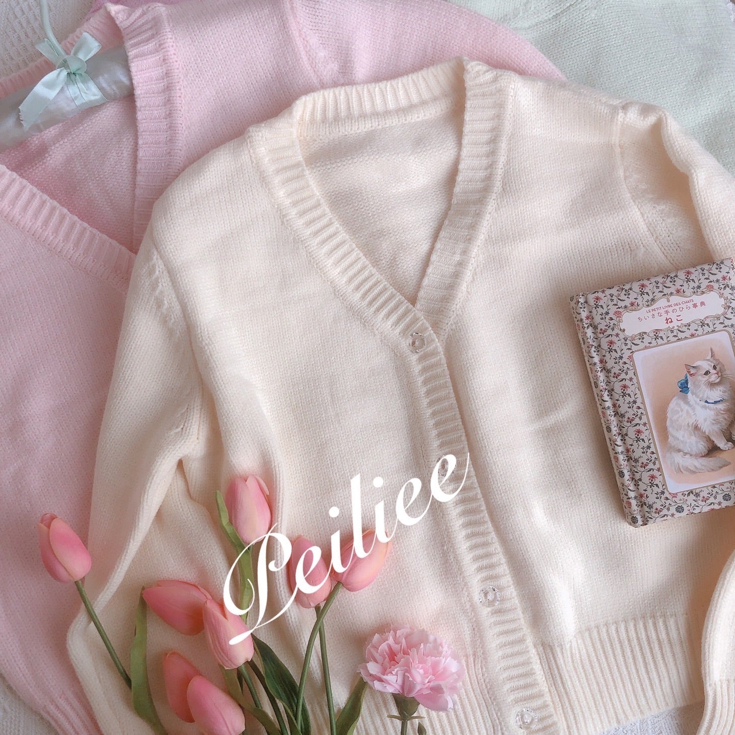 Get trendy with [By Peilieeshop] The Dancing Swan Soft Cardigan -  available at Peiliee Shop. Grab yours for $42 today!