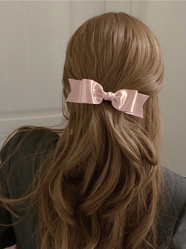 Get trendy with [Basic] Dolly Bow Hairpins -  available at Peiliee Shop. Grab yours for $2.50 today!