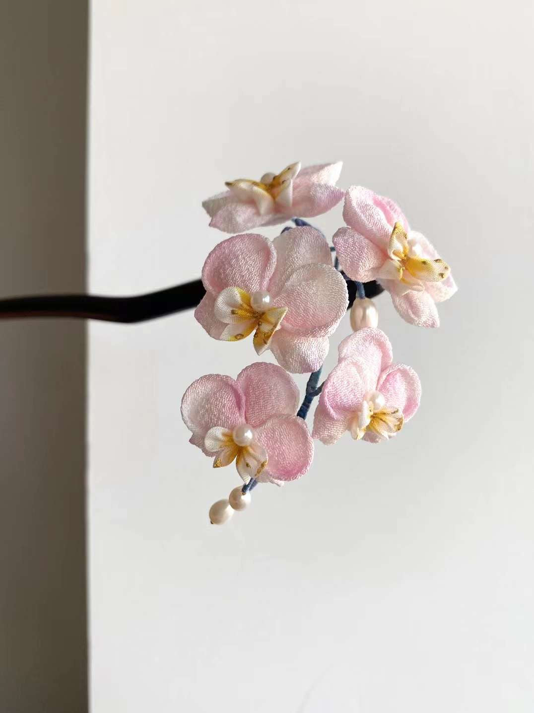 Get trendy with [Handmade] Japanese Silk Flower Hairpin -  available at Peiliee Shop. Grab yours for $138 today!