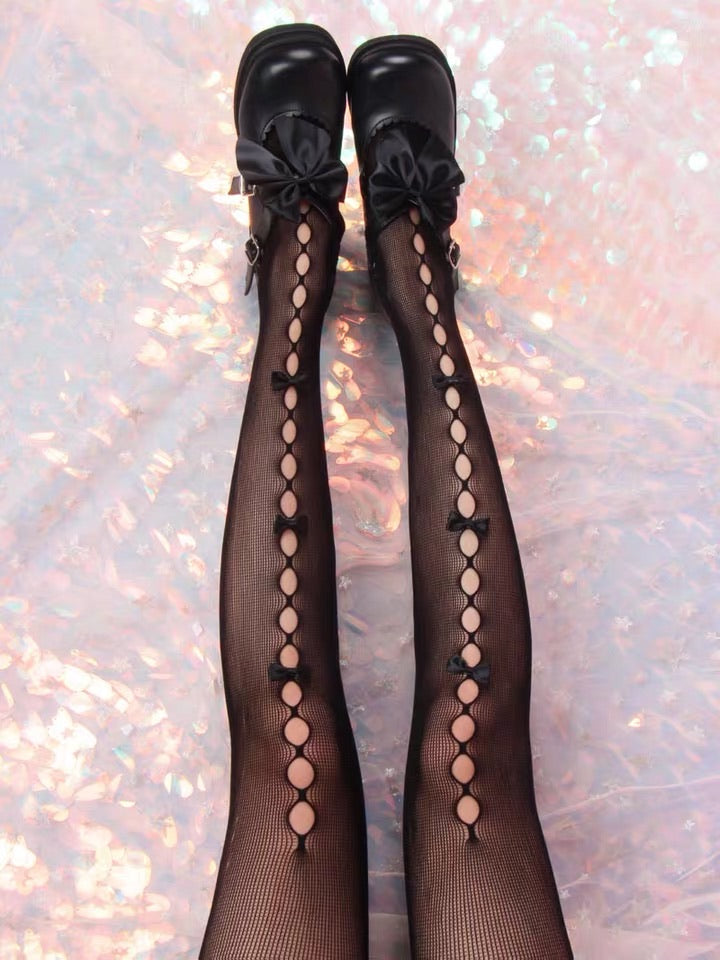 [Mid Season SALE] Ribbon Doll Lace Stocking - Premium  from Peiliee Shop - Just $12.00! Shop now at Peiliee Shop