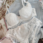 Get trendy with Angel Ribbon for stars and roses Bra Set - lingerie available at Peiliee Shop. Grab yours for $26 today!