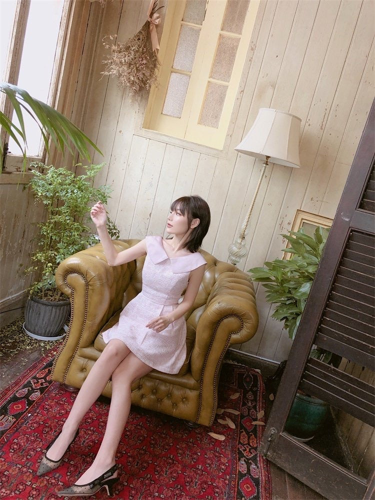 Get trendy with [Mid Season sale] Lady Coco Tweed Dress -  available at Peiliee Shop. Grab yours for $42 today!