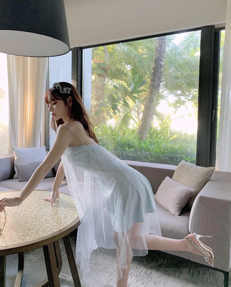 Get trendy with [SALE] Crystal Fairy Diamond Dress -  available at Peiliee Shop. Grab yours for $69 today!