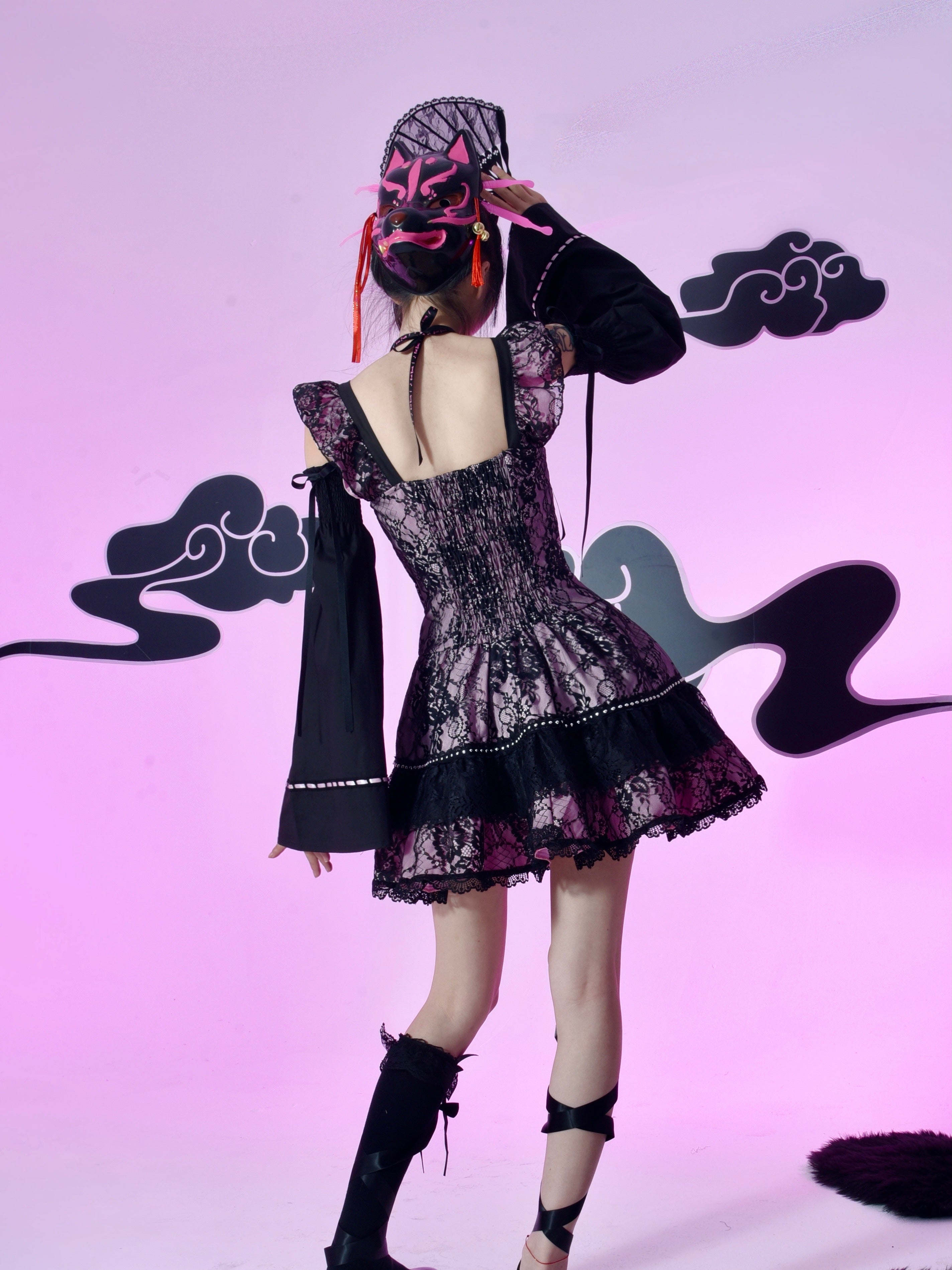 Get trendy with [Evil Tooth]  Oinari-sama Dress お稲荷さま - Dresses available at Peiliee Shop. Grab yours for $92 today!