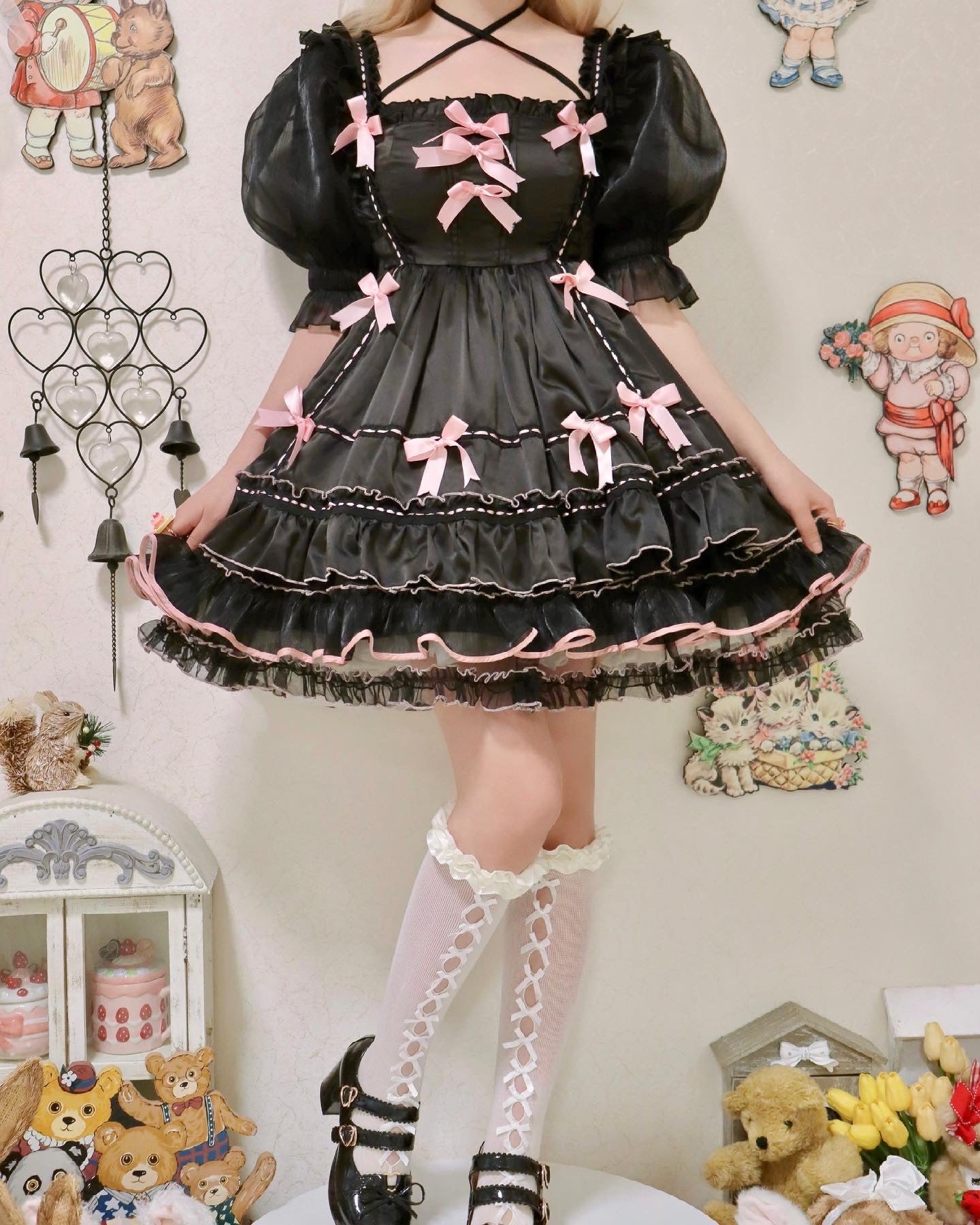 Get trendy with [Premium Selected] KillsBunny - Shirley Dress (designer Arilf) -  available at Peiliee Shop. Grab yours for $4.99 today!