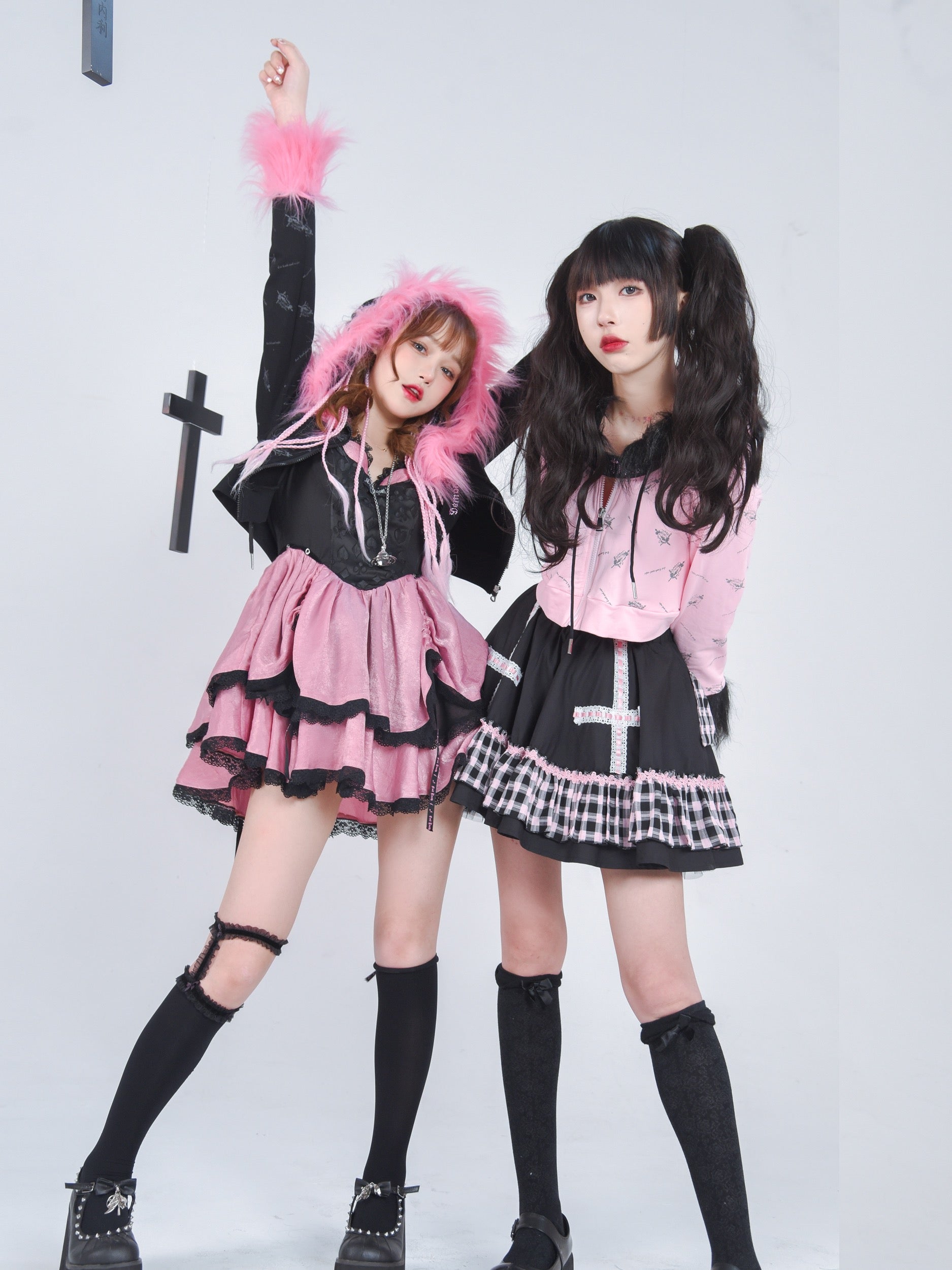 Get trendy with Evil Tooth Gothic Heart Faux Fur Hoody Y2k - Top available at Peiliee Shop. Grab yours for $46.80 today!