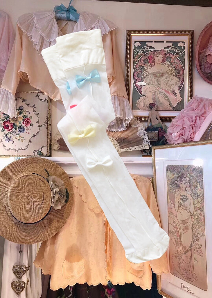 Get trendy with Lovely Dolly Ribbon Girl Stocking -  available at Peiliee Shop. Grab yours for $24 today!
