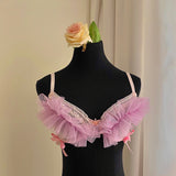 Get trendy with [Handmade Lingerie] Lavender Dream Bra -  available at Peiliee Shop. Grab yours for $32 today!