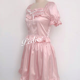 Get trendy with [Peiliee Design 5 years anniversary] Sakura Soft Satin Dress Set - Dresses available at Peiliee Shop. Grab yours for $45 today!