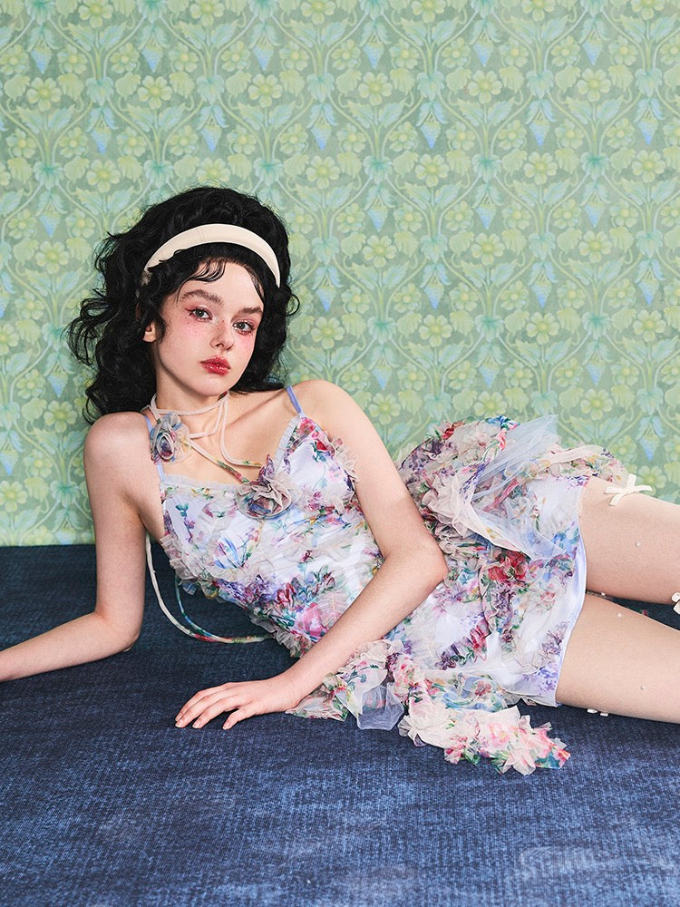 Get trendy with [Unosa] The Blossom Garden Bodycon Mini Dress - Dresses available at Peiliee Shop. Grab yours for $75 today!