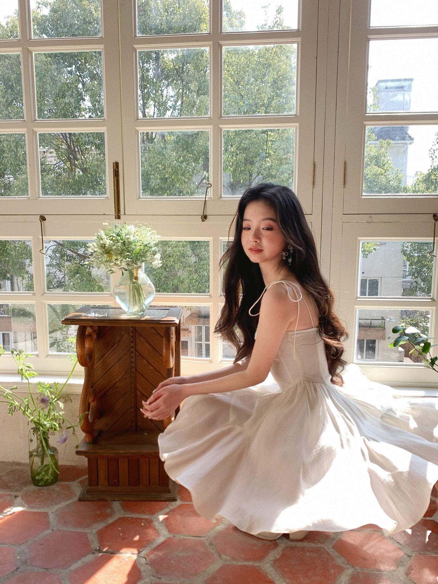 Get trendy with Silky Moonlight Mini Dress - Dresses available at Peiliee Shop. Grab yours for $46 today!