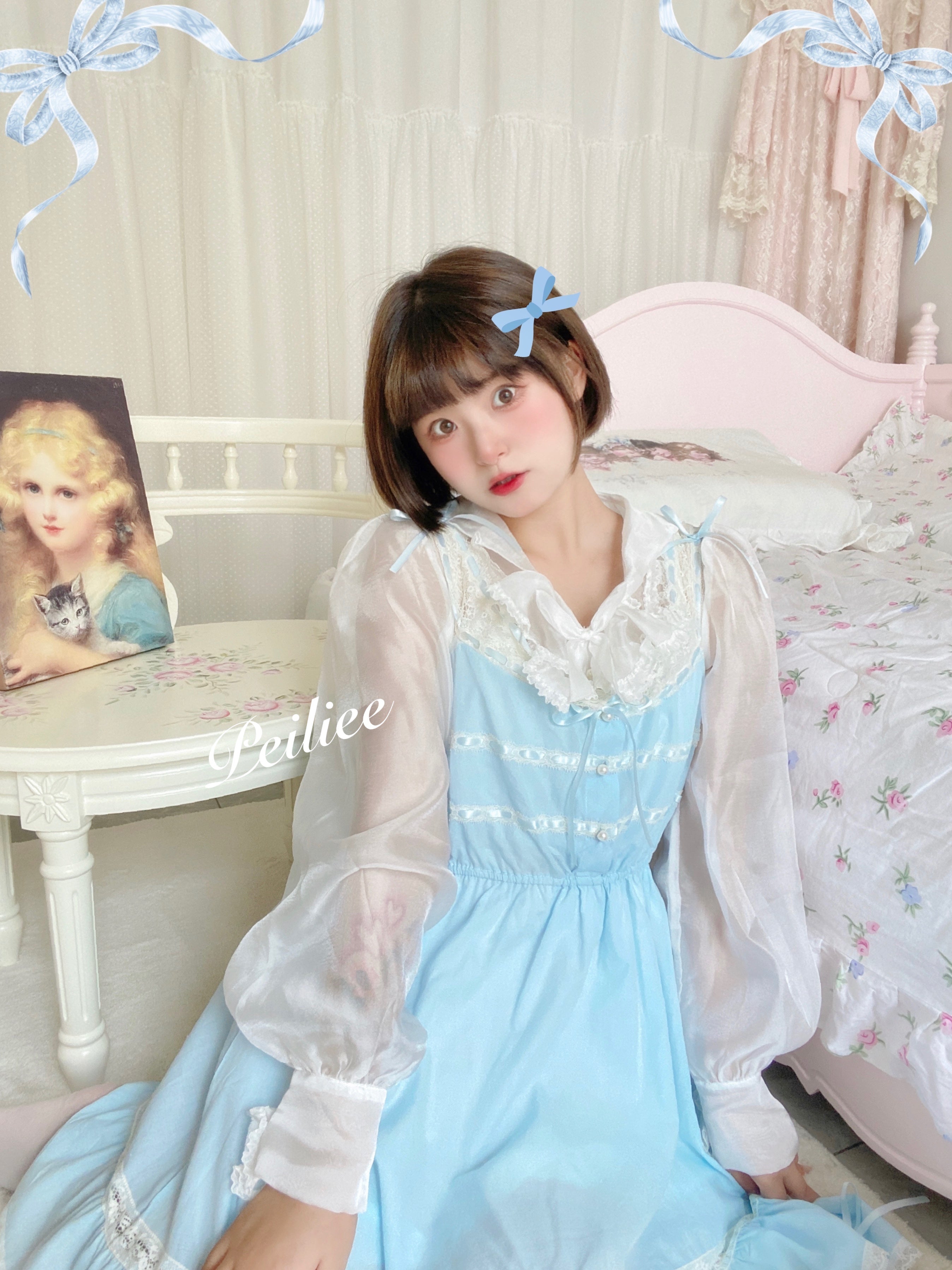 Get trendy with [Peiliee Design] Lily Garden Dress -  available at Peiliee Shop. Grab yours for $49.90 today!