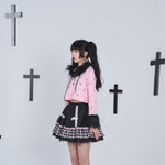 Get trendy with Evil Tooth Gothic Heart Faux Fur Hoody Y2k - Top available at Peiliee Shop. Grab yours for $46.80 today!