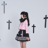 Get trendy with Evil Tooth Gothic Heart Faux Fur Hoody Y2k - Top available at Peiliee Shop. Grab yours for $46.80 today!