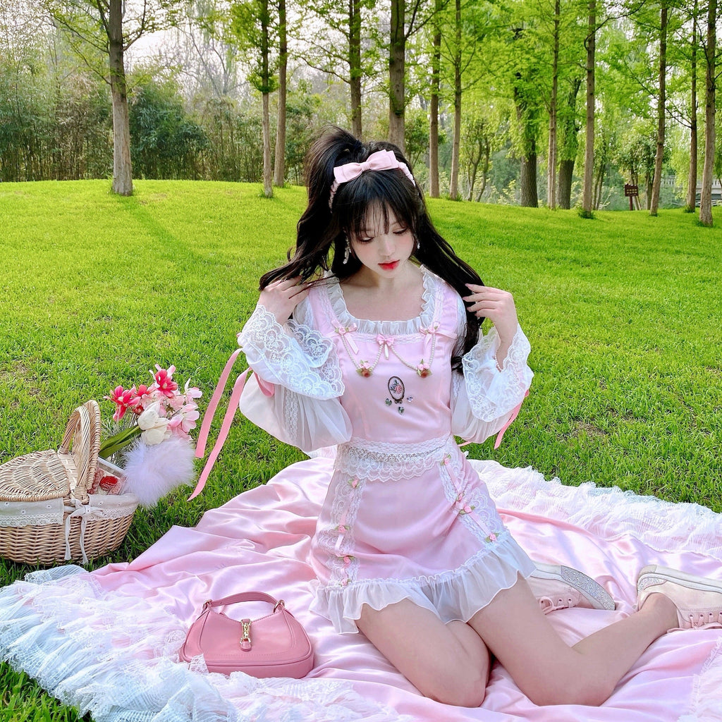 [SALE] Rose Amour Princess Dress set - Premium  from Summer Joy - Just $69.90! Shop now at Peiliee Shop