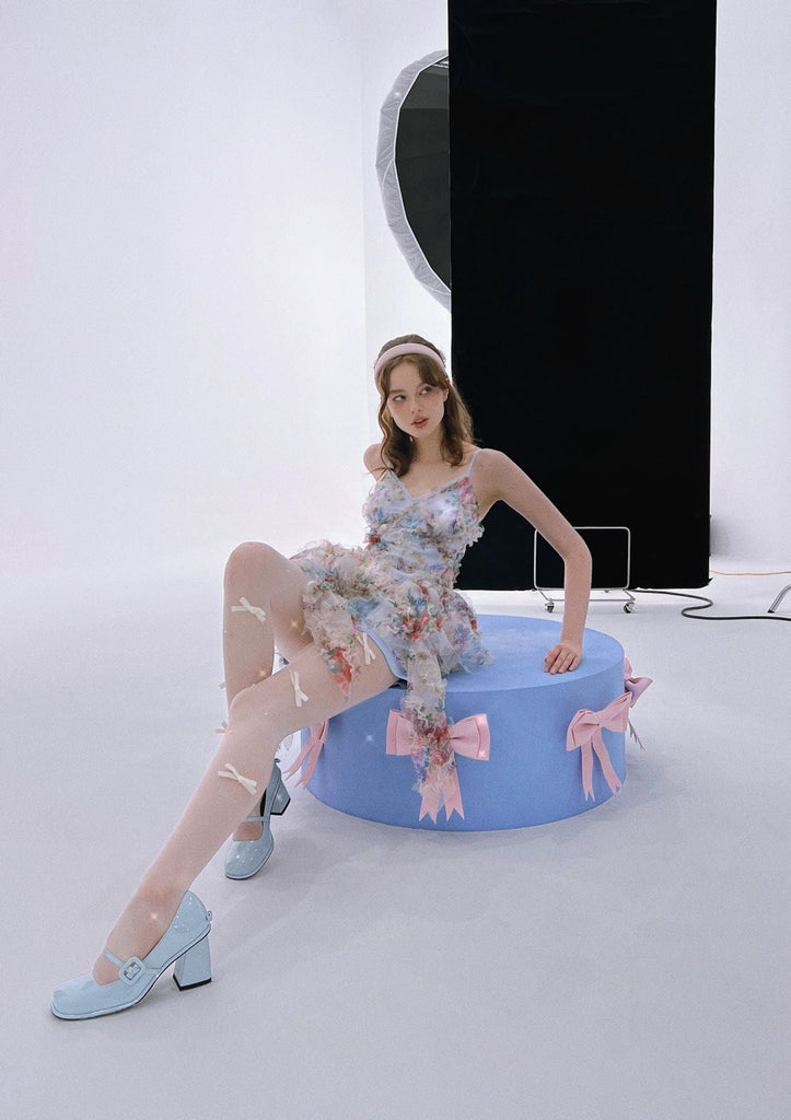 [Unosa] The Blossom Garden Bodycon Mini Dress - Premium Dresses from UNOSA - Just $75.00! Shop now at Peiliee Shop