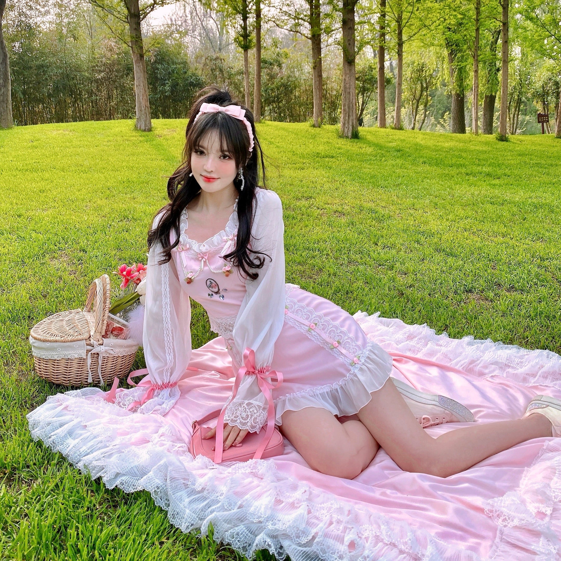 Get trendy with [SALE] Rose Amour Princess Dress set -  available at Peiliee Shop. Grab yours for $65 today!