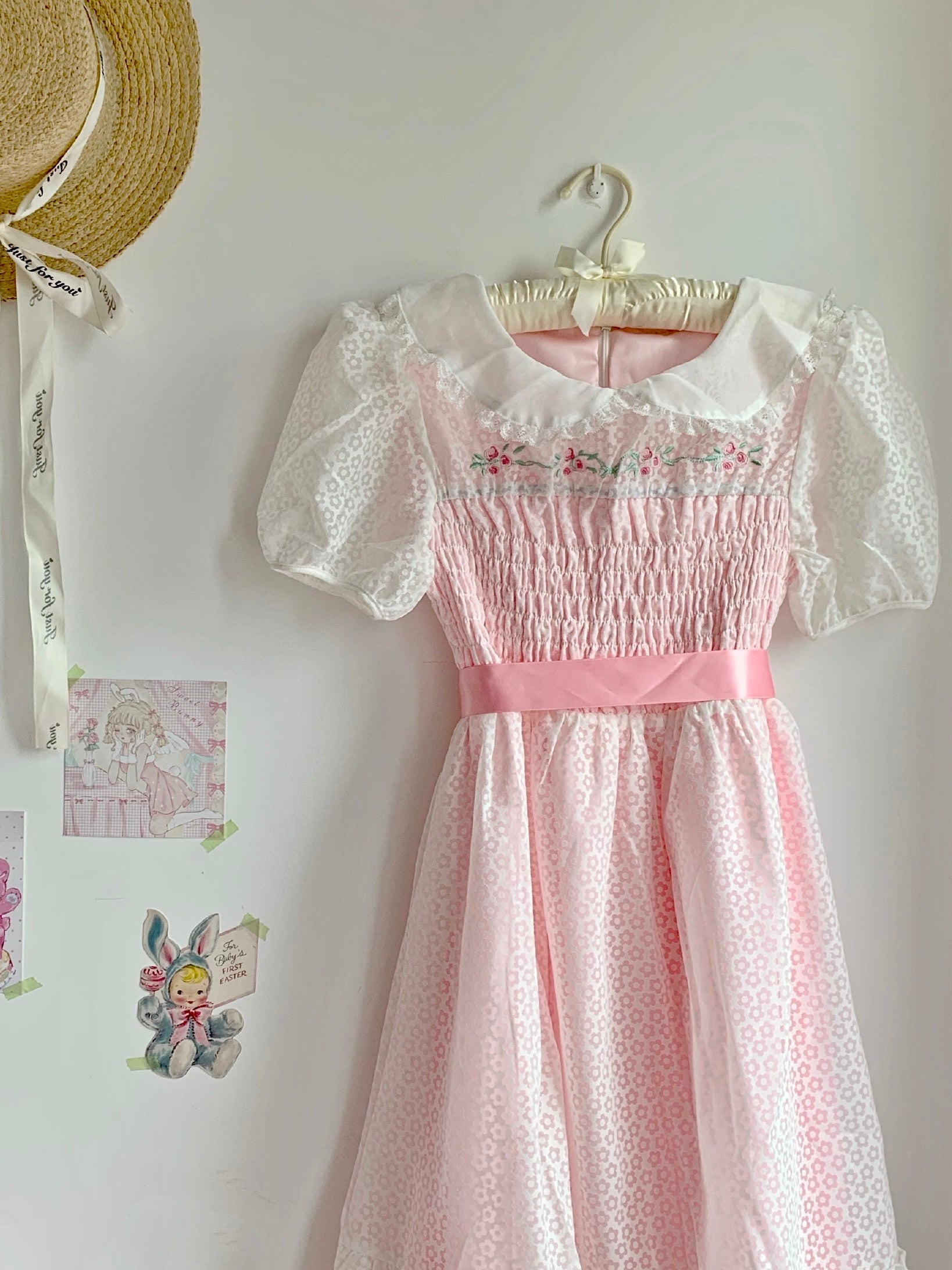 Get trendy with Rose Mist French Romantic Dress -  available at Peiliee Shop. Grab yours for $58 today!