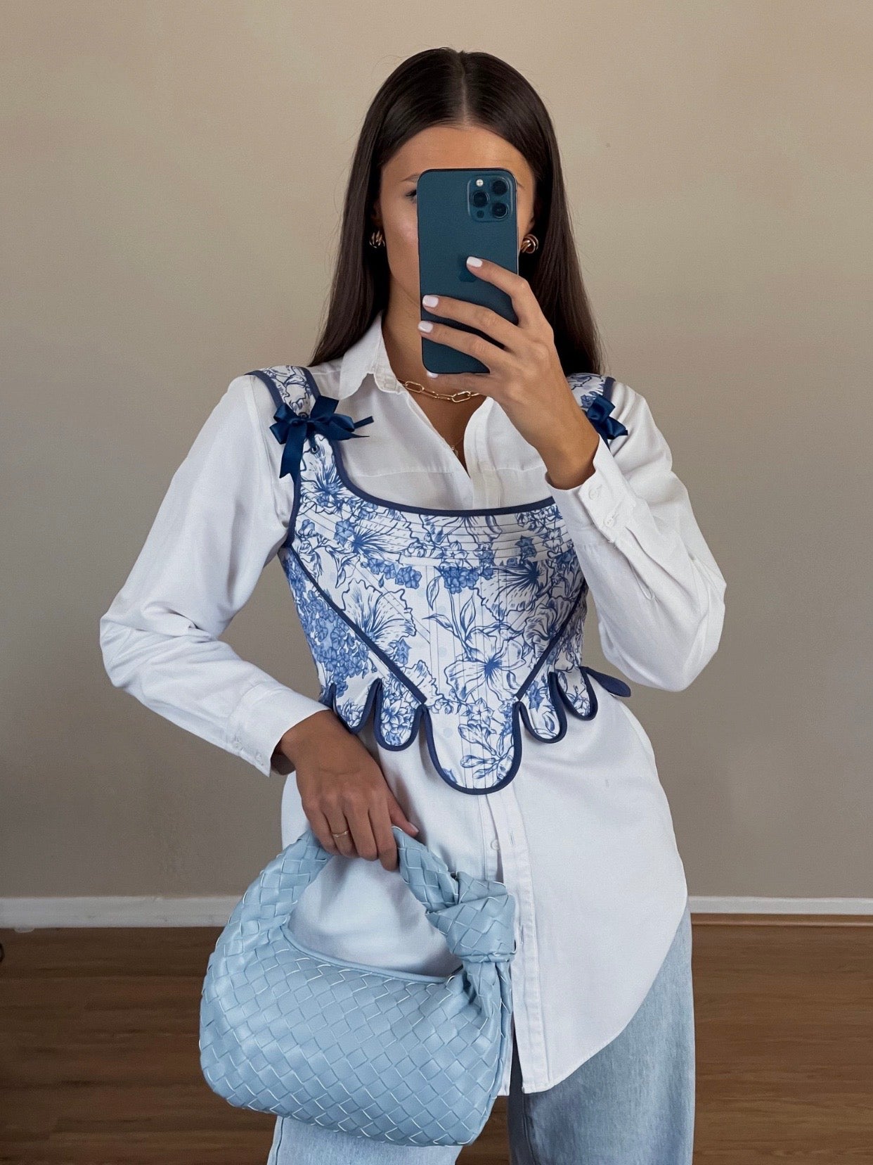 Get trendy with [Handmade Lingerie] Chinese Porcelain Corset -  available at Peiliee Shop. Grab yours for $85 today!