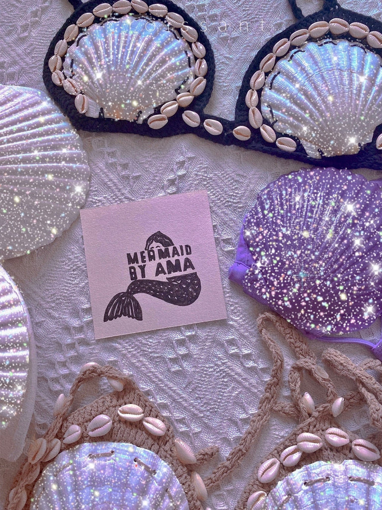 Fantastic Mermaid Natural shell handmade Bralette bikini bra - Premium  from Mermaid By AMA - Just $55.00! Shop now at Peiliee Shop