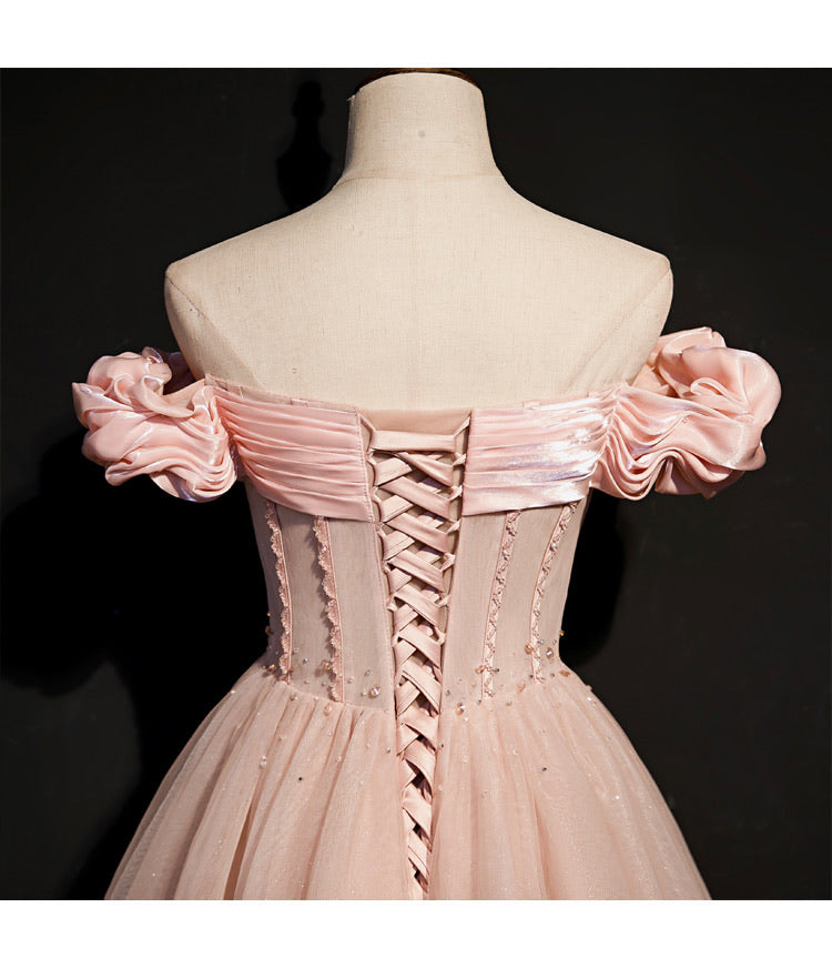 Get trendy with [Customized Wedding Dress] Rosy Pink -  available at Peiliee Shop. Grab yours for $149.90 today!