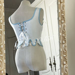 Get trendy with [Handmade] Snow Angel Corset -  available at Peiliee Shop. Grab yours for $79.90 today!