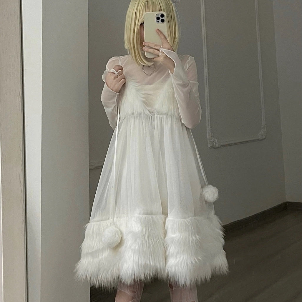 Get trendy with [Limited Edition NoLolita] Fine Snow Dress - Dresses available at Peiliee Shop. Grab yours for $69.90 today!