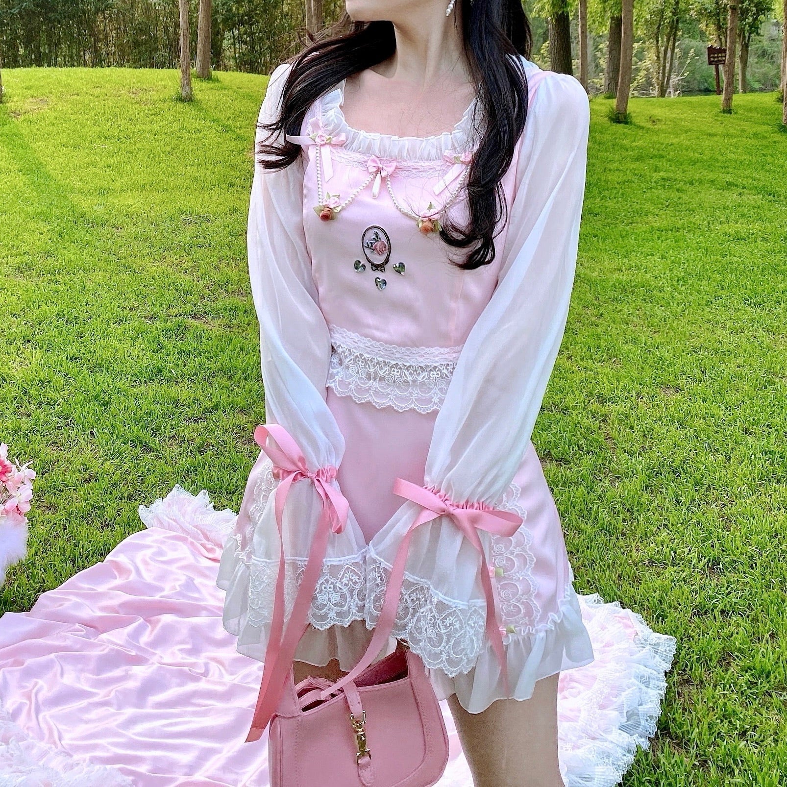 Get trendy with [SALE] Rose Amour Princess Dress set -  available at Peiliee Shop. Grab yours for $69.90 today!