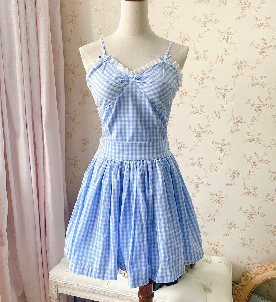 Get trendy with [Customized] Berry Dreams Gingham Set -  available at Peiliee Shop. Grab yours for $58 today!