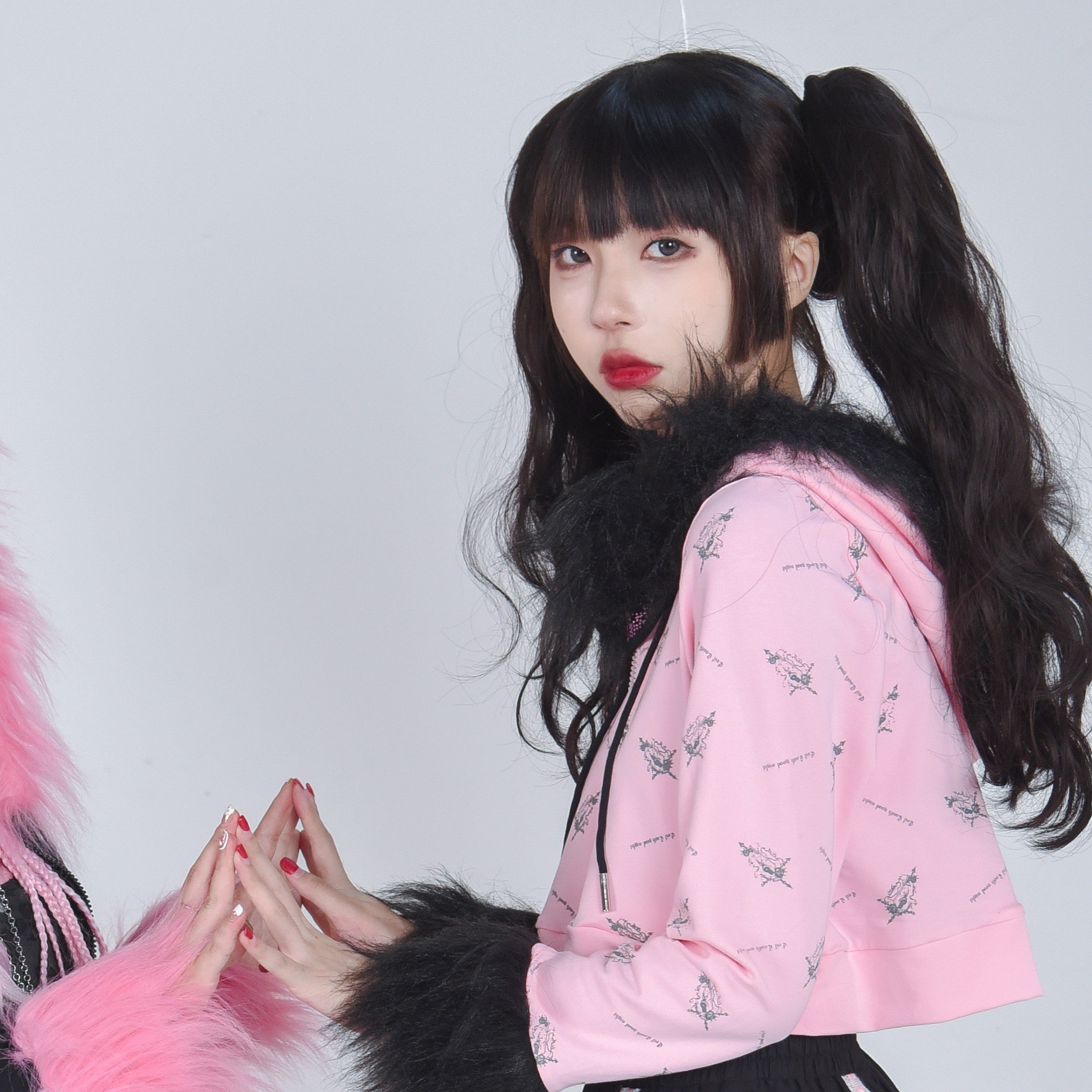 Get trendy with Evil Tooth Gothic Heart Faux Fur Hoody Y2k - Top available at Peiliee Shop. Grab yours for $46.80 today!