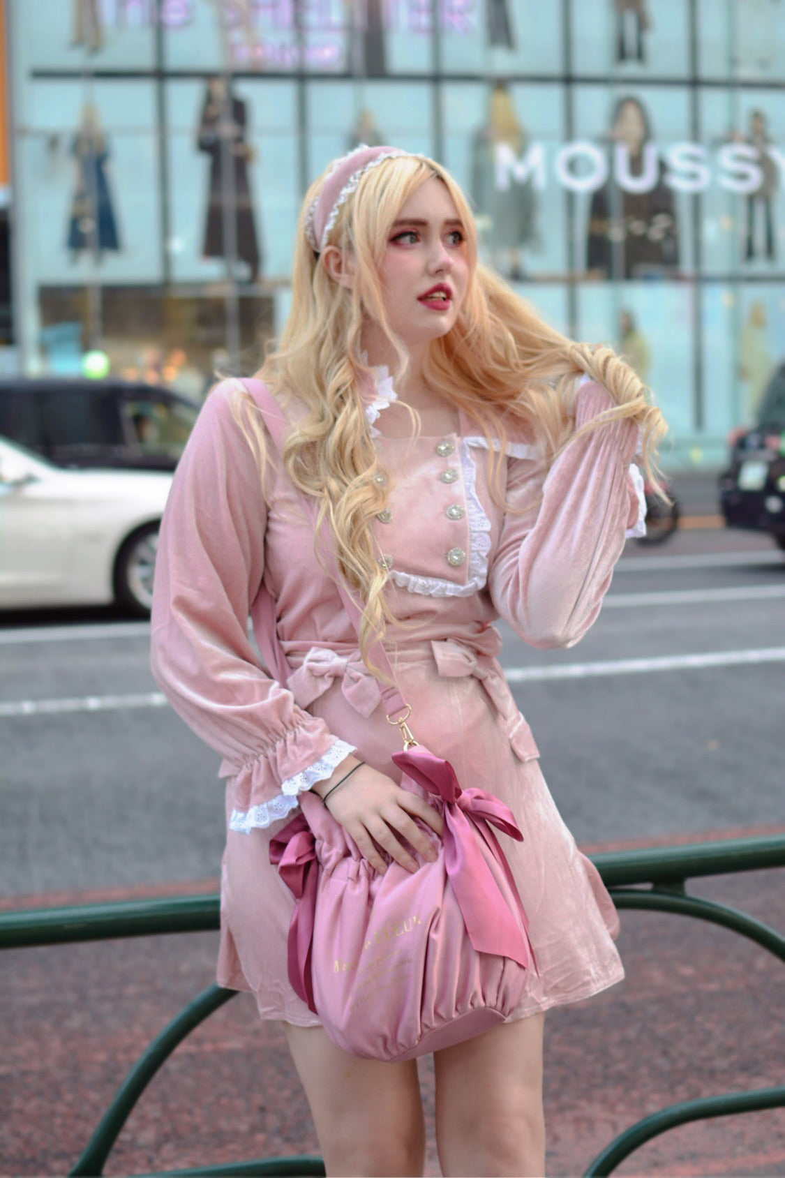 Get trendy with Princess Angelina velvet dress set -  available at Peiliee Shop. Grab yours for $40 today!