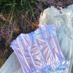 Get trendy with [Sweden] Lavender Dreams Handmade Satin Corset -  available at Peiliee Shop. Grab yours for $59.90 today!
