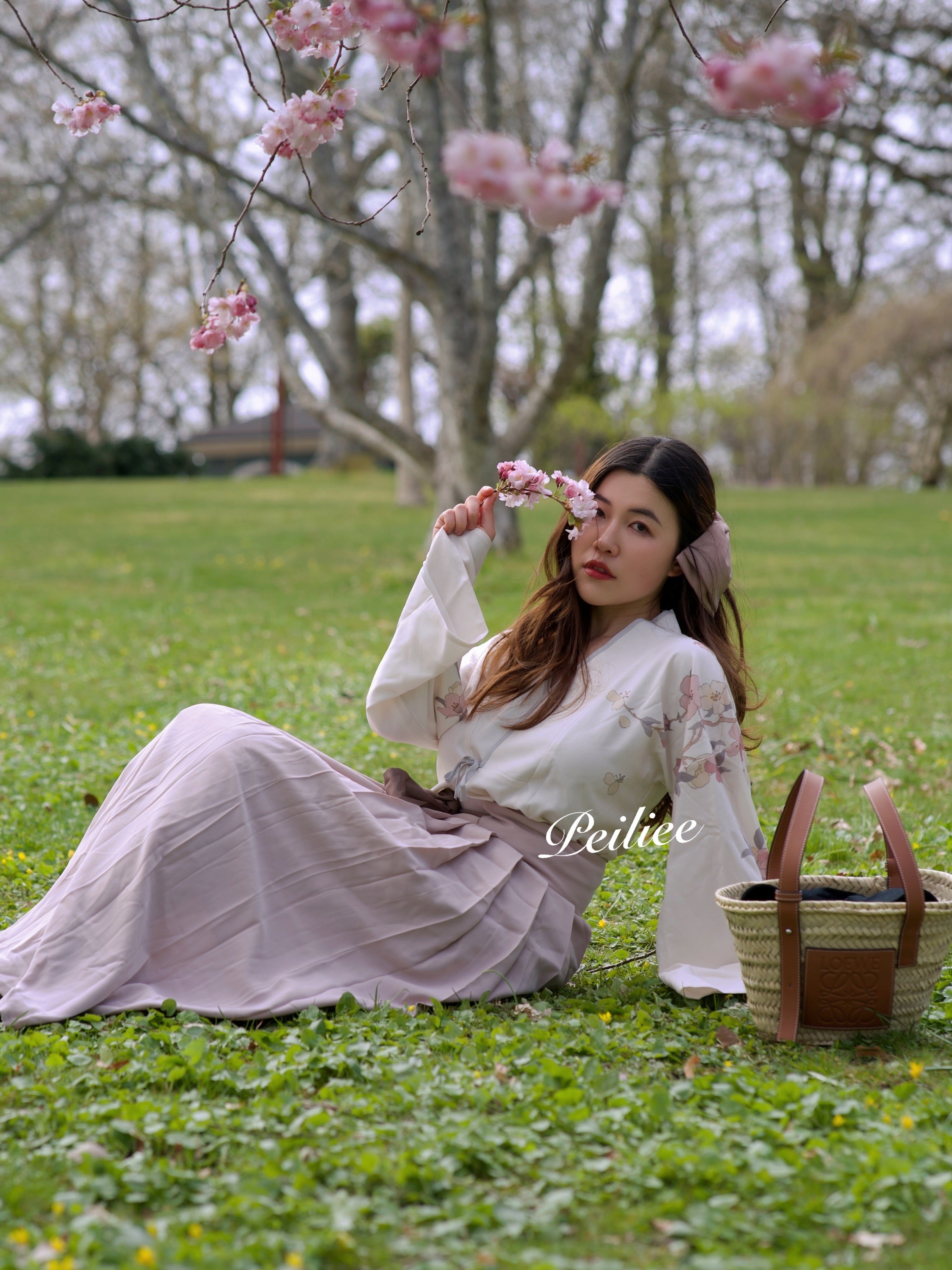 Get trendy with [SALE] Sakura Season Chinese HanFu Style Dress Set -  available at Peiliee Shop. Grab yours for $35 today!