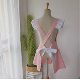 Get trendy with [2 weeks hand sewing time! ]Dolly heart apron -  available at Peiliee Shop. Grab yours for $29 today!
