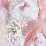 Get trendy with [2 weeks hand sewing time! ]Dolly heart apron -  available at Peiliee Shop. Grab yours for $29 today!