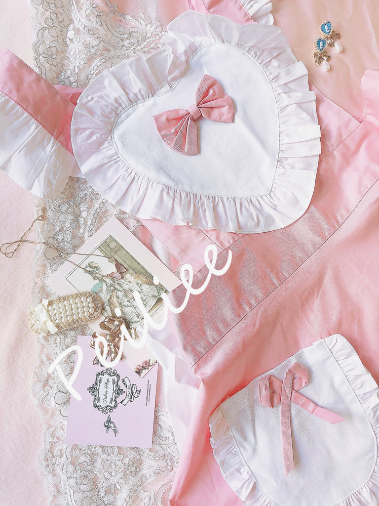 [2 weeks hand sewing time! ]Dolly heart apron - Premium  from Peiliee Shop - Just $29.00! Shop now at Peiliee Shop