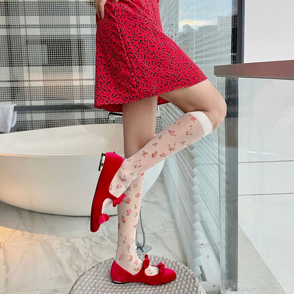 Get trendy with Rose Dream Socks -  available at Peiliee Shop. Grab yours for $8 today!