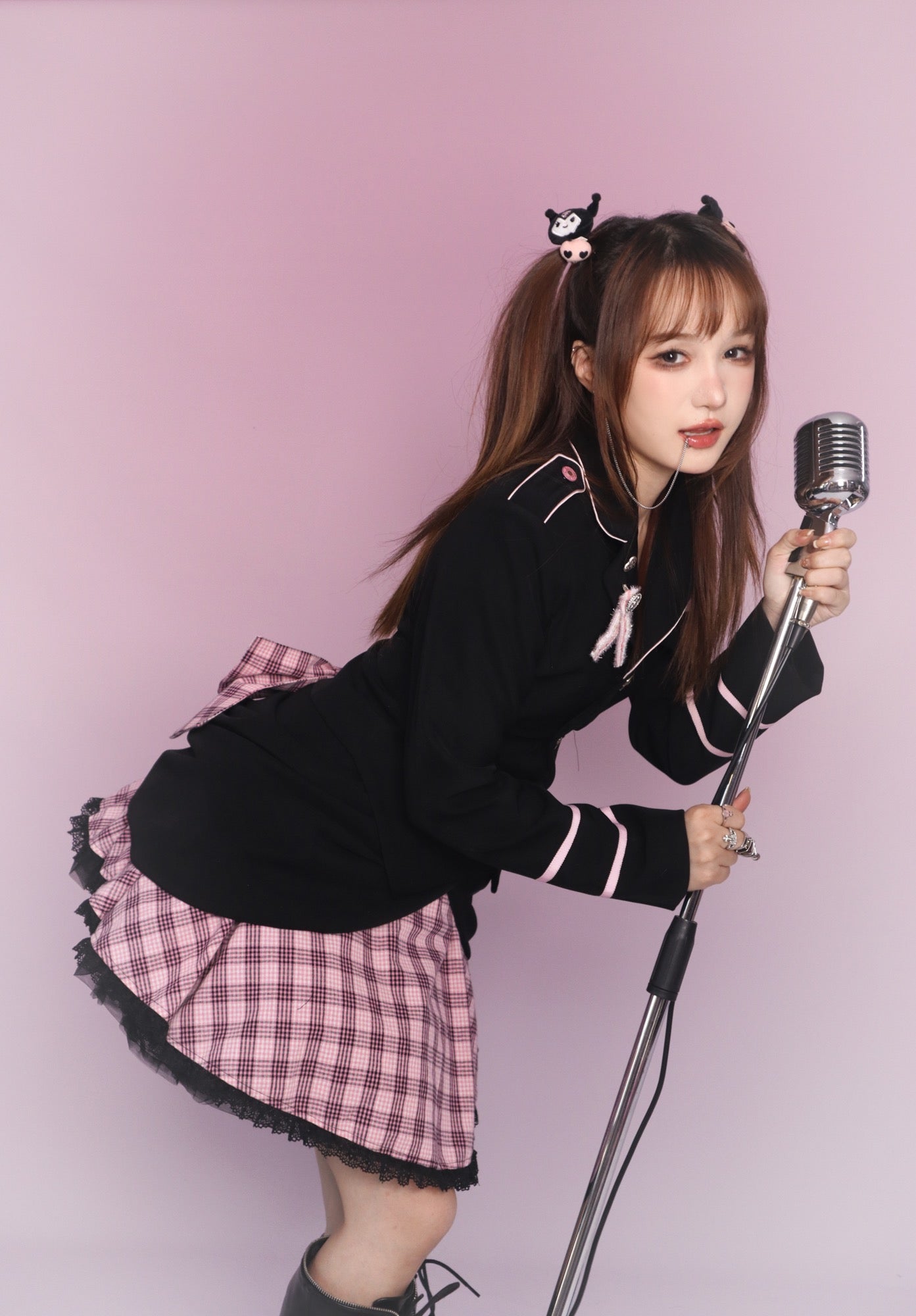 Get trendy with [Evil Tooth] Calling my sweetheart skirt -  available at Peiliee Shop. Grab yours for $49.90 today!