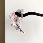 Get trendy with [Handmade] Japanese Silk Flower Hairpin -  available at Peiliee Shop. Grab yours for $138 today!