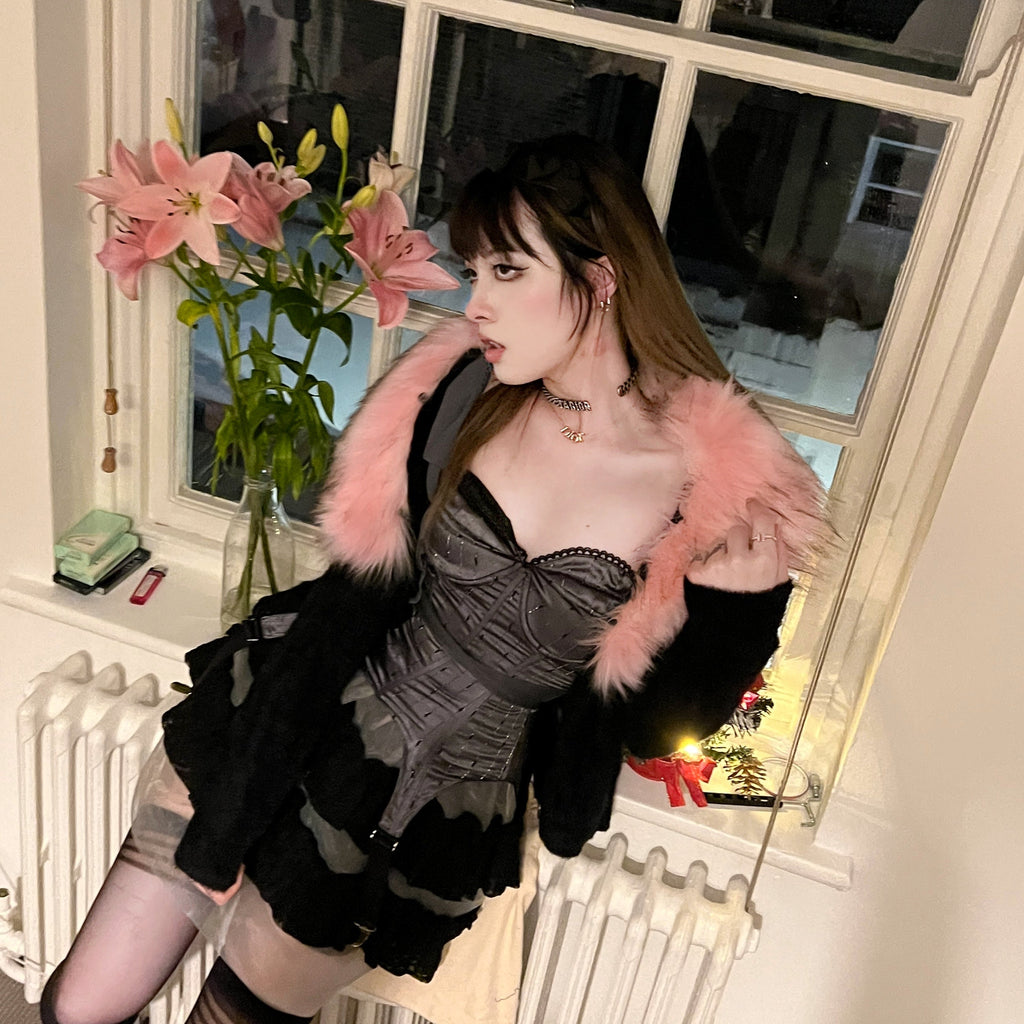 [Sweden Warehouse] Moonlight Melody Corset with bones - Premium  from Peiliee Shop - Just $49.90! Shop now at Peiliee Shop