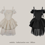 Get trendy with Nololita Hallucination Rose Dress Set - Dress available at Peiliee Shop. Grab yours for $79.90 today!