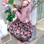 Get trendy with [Premium Selected] Rozen Maiden Floral Set Mini Dress (designer Arilf) -  available at Peiliee Shop. Grab yours for $54 today!