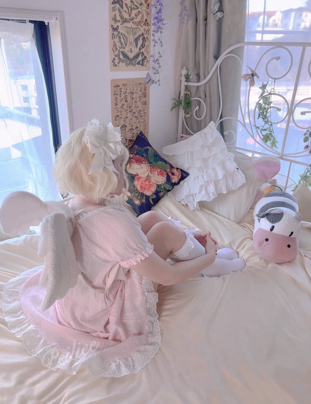 Get trendy with [Peiliee Design] Love is two hearts as one cotton sleepwear loungewear dress Christmas - Dress available at Peiliee Shop. Grab yours for $39.90 today!