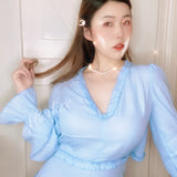 Get trendy with [From Sweden] Rhine Melody Mini Dress -  available at Peiliee Shop. Grab yours for $22 today!