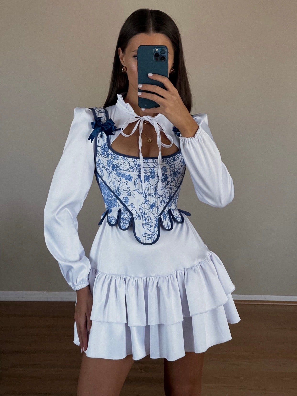 Get trendy with [Handmade Lingerie] Chinese Porcelain Corset -  available at Peiliee Shop. Grab yours for $85 today!